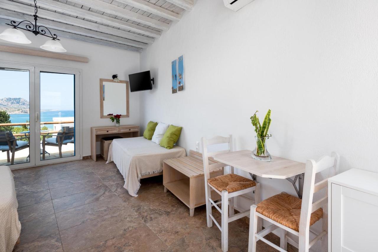 Agnanti Beach Apartments Archangelos  Buitenkant foto