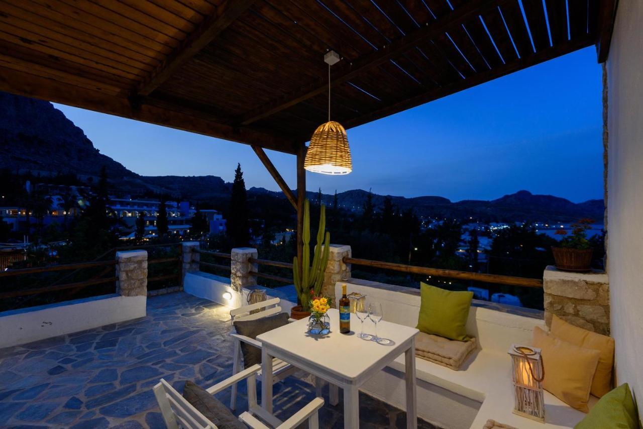 Agnanti Beach Apartments Archangelos  Buitenkant foto